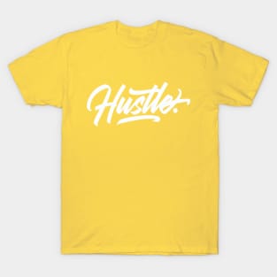 Hustle Typograhy T-Shirt